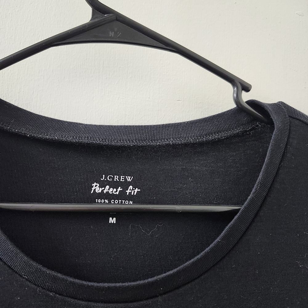 J.Crew Black Cotton Tee